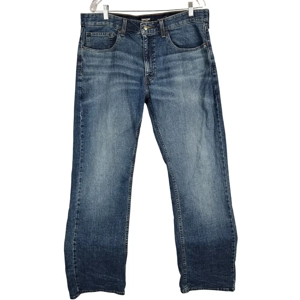 Levi's Men's Signature Strauss Jeans 36 Relaxed Fit Western Cowboy Gorpcore